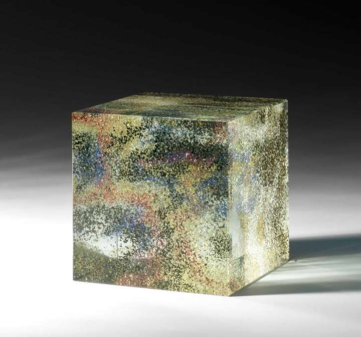 Glass Cube
cat. raisonné glass, no. XIg
